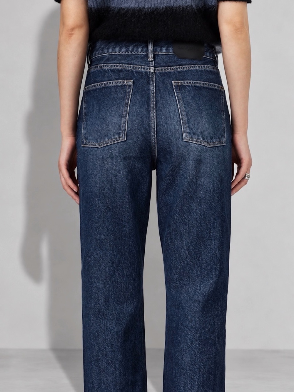 ALL SAINTS Mathilde Relaxed Bootcut Dark Wash Jeans Size 26 - Picture 7 of 12